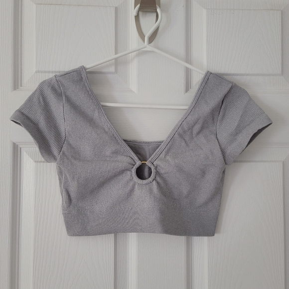 Aerie Cropped Tee - Picture 1 of 3